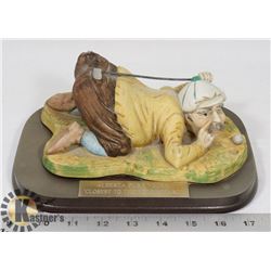 PUCCI SIGNED GOLF FIGURINE