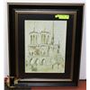 Image 1 : FRAMED PICTURE - CHURCH