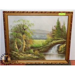 ORIGINAL LANDSCAPE PAINTING 26.5"X22.25".