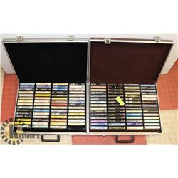 2 CASES OF VINTAGE CASSETTE TAPES