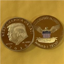 KEEP AMERICA GREAT DONALD TRUMP 2020 MEDALLION