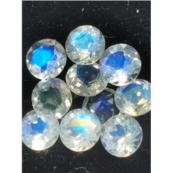 GENUINE  4MM ROUNDS  MOONSTONE