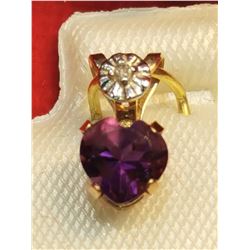 GOLD AMETHYST  PENDANT