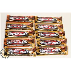 10 ALL NATURAL PROTEIN BLAST BARS BEST EXPIRED