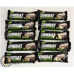 LOT OF 10 COMBAT BARS EXP MAY/21