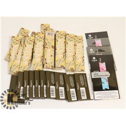 LOT OF ASSORTED ROLLING PAPERS  VYPE SKINS