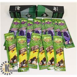 BAG WITH ASSORTED FLAVOUR CARDS AND  HEMP WRAPS