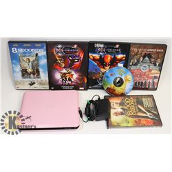 SONY PORTABLE DVD/CD/DIVX  PLAYER  AND MOVIES