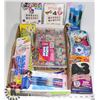 Image 1 : FLAT OF ASSORTED KIDS ITEMS INCLUDES: FROZEN PENS,