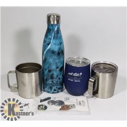 EDDIE BAUER CAMO STAINLESS STEEL17 OZ AND MUGS