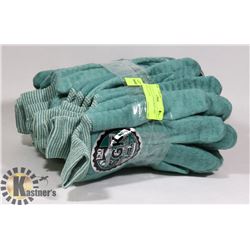BUNDLE OF 11 SUPER GREEN KIG JOMAC GLOVES,