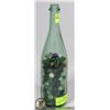 Image 1 : VINTAGE BOTTLE FULL OF MARBLES
