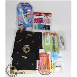 FLAT OF ASSORTED BEAUTY ITEMS