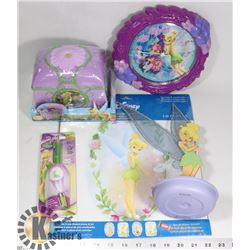 FLAT OF ASSORTED NEW TINKERBELL ITEMS
