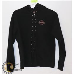 WOMENS HARLEY DAVIDSON STUDDED DETAIL HOODIE.