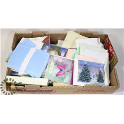 FLAT WITH ASSORTED GREETING CARDS