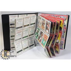 FOOTBALL COLLECTORS CARDS IN BINDER