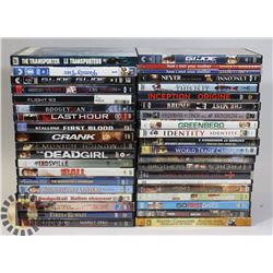 LOT OF 40 DVD'S