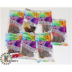 BAG OF JUMBO SOUR CHERRY COLA GUMMIES.