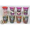 Image 1 : BAG OF 8 ASSORTED CANDY CUPS.