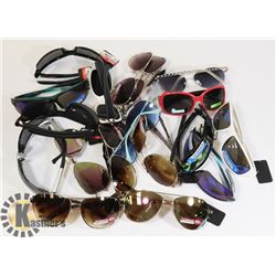 BAG OF ASSORTED SUNGLASSES.