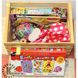 KIDS BOX TOPS AND GAMES, DISNEY & LEARNING GAMES,