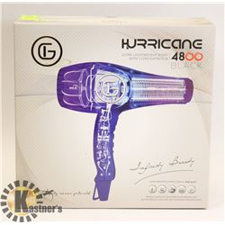 INFINITY GOLD HURRICANE 4800 HAIR DRYER - BLACK