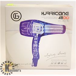 INFINITY GOLD HURRICANE 4800 HAIR DRYER - BLACK