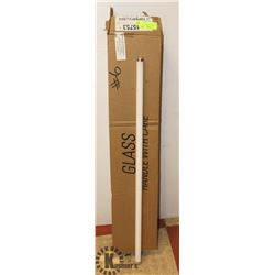 WHITE SINGLE CANOPY BEDFRAME W DRESSER AND CHEST