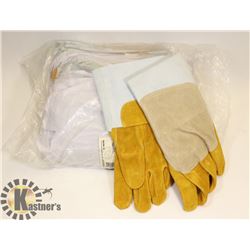 12 PAIRS OF WELDING GLOVES