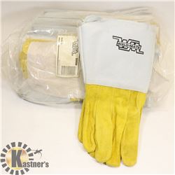 12 PAIRS OF WELDING GLOVES