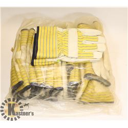 BUNDLE OF LINED WORK GLOVES