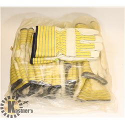BUNDLE OF LINED WORK GLOVES