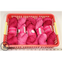 LOT OF 5 SWEET GEORGIA AZALEA COLOR YARN
