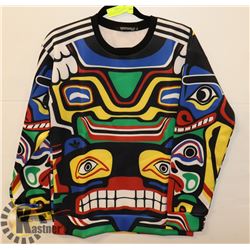 NATIVE CANADIAN TOTEM POLE DESIGNED LONG SLEEVE