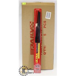 PACK OF 5 NEW 17" ALL SEASON WIPER BLADES