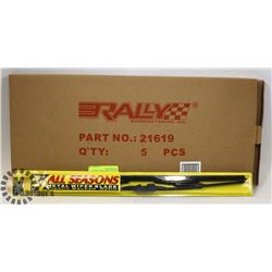 PACK OF 5 NEW ULTRA VISION 19" WIPER BLADES