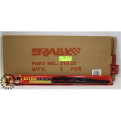 PACK OF 5 NEW RALLY 20" WIPER BLADES