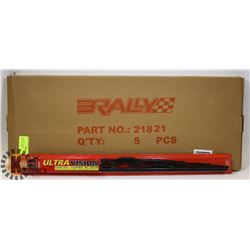 PACK OF 5 NEW 21" ALL SEASON WIPER BLADES