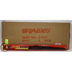PACK OF 5 NEW 21" ALL SEASON WIPER BLADES