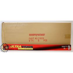 PACK OF 5 NEW 28" ULTRA VISION WIPER BLADES