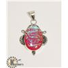 Image 1 : #105- AUSTRALIAN TRIPLE OPAL PENDANT