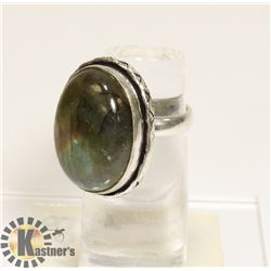 #180- LABRADITE RING SIZE 5.5