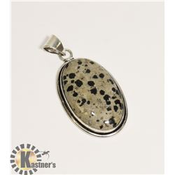 #157- DALMATION JASPER PENDANT