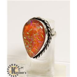 #133- AUSTRALIAN TRIPLE OPAL RING SIZE 6