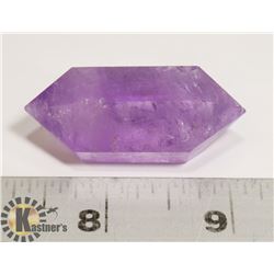 #195- AMETHYST 2 POINT HEALING STONE 24.2g