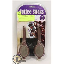 NEW 2 PACK COFFEE STICKS