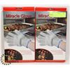 Image 1 : LOT OF TWO NEW MIRACLE GLOVE HOT SURFACE