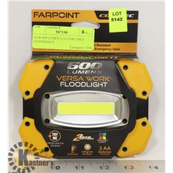 NEW 600 LUMEN LED PORTABLE FLOODLIGHT
