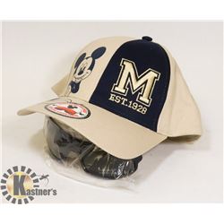 NEW MICKEY MOUSE ADJUSTABLE SIZE BALL CAP
